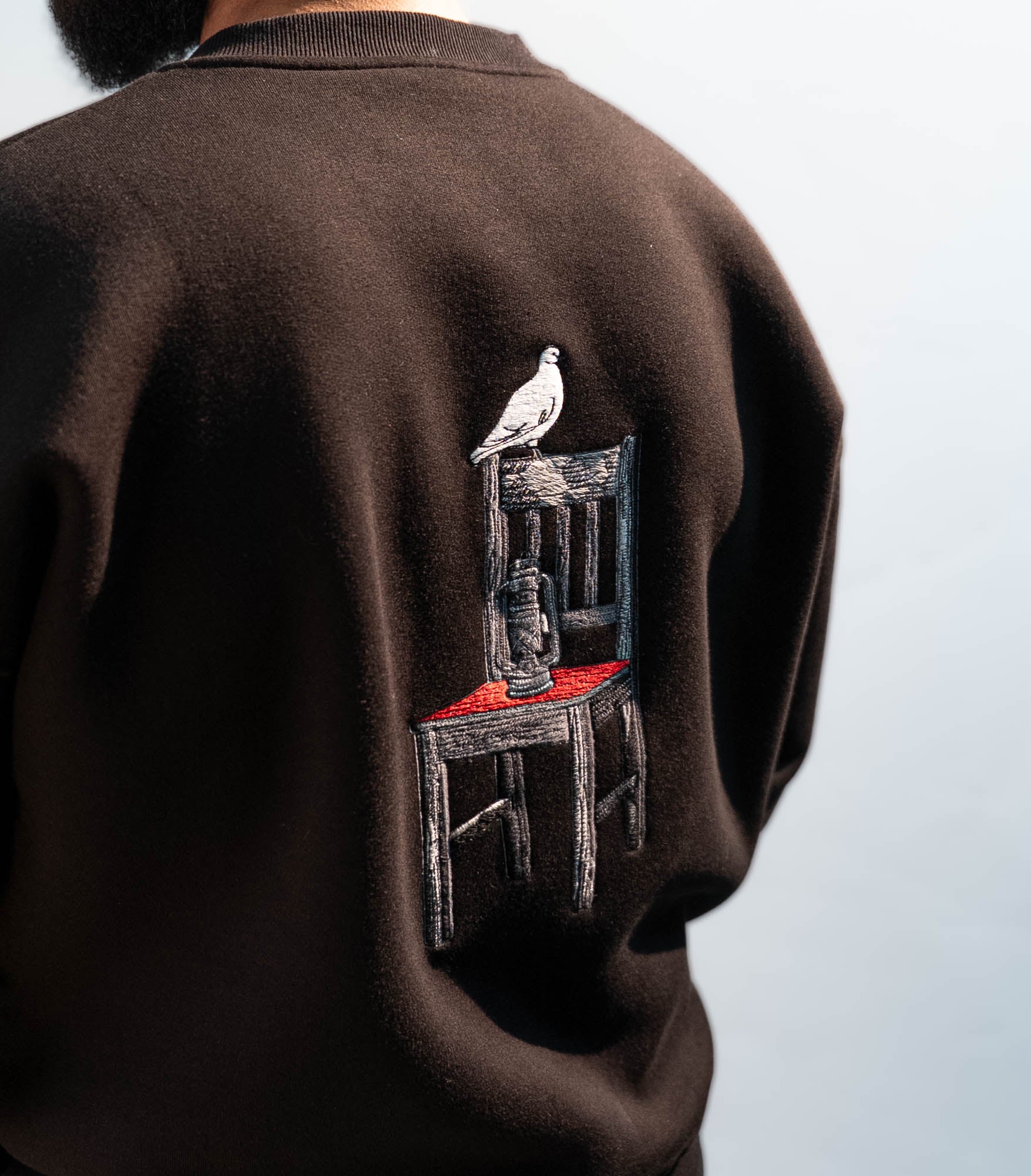 LOSS-فَقَدْ CREWNECK "BLACK"(UNISEX) — view 6