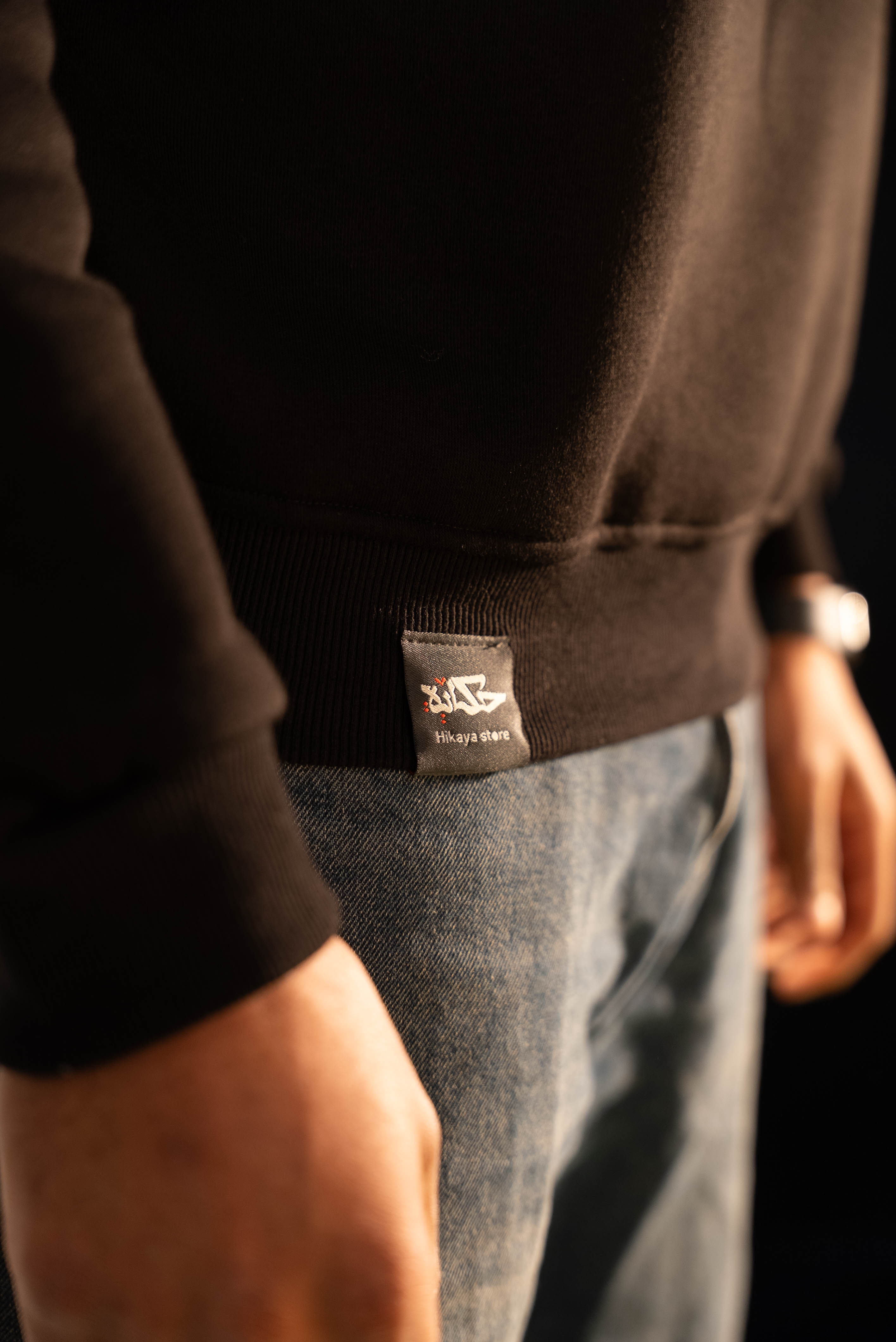 LOSS-فَقَدْ CREWNECK "BLACK"(UNISEX) — view 8