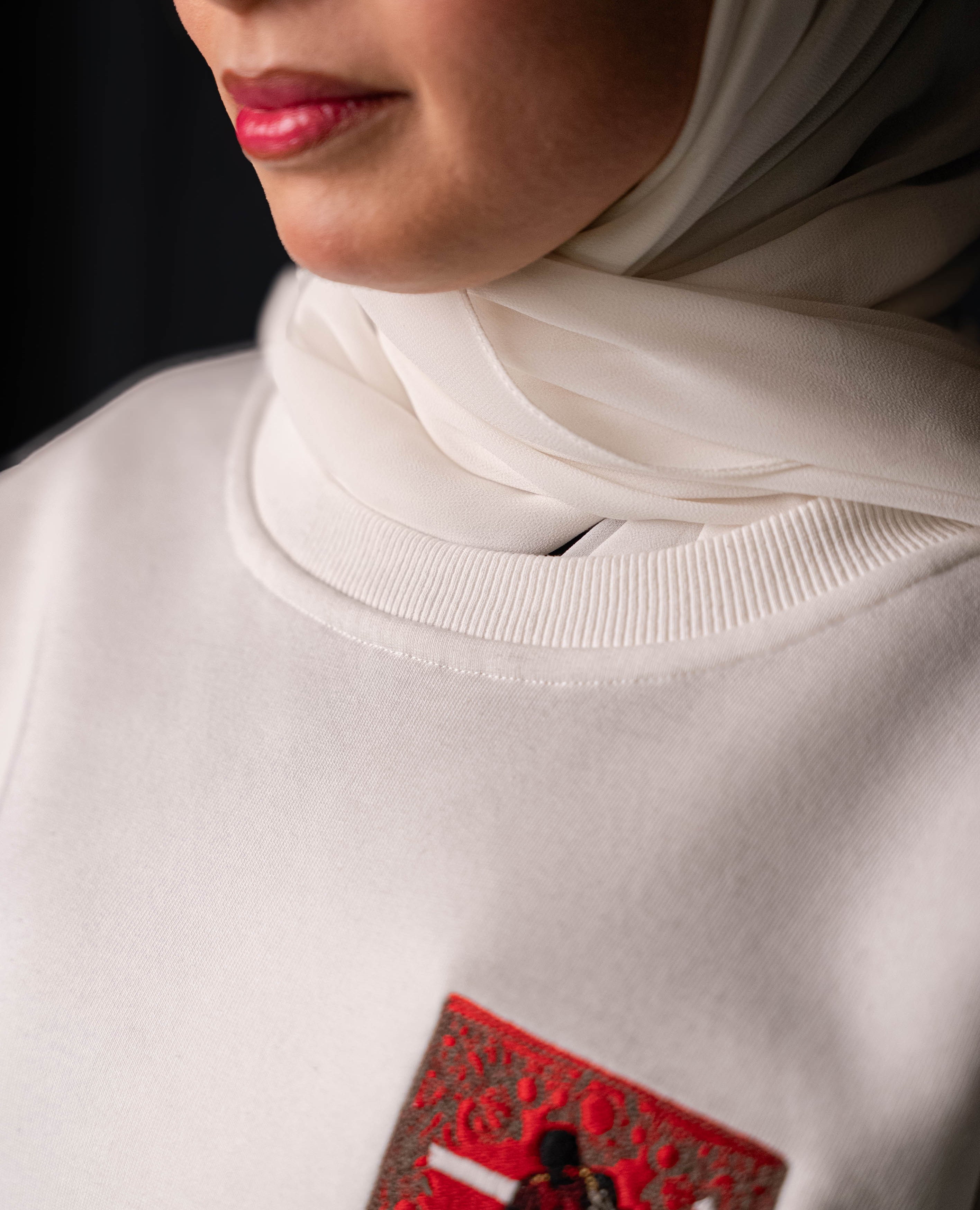 LOSS-فَقَدْ CREWNECK "WHITE"(UNISEX) — view 8