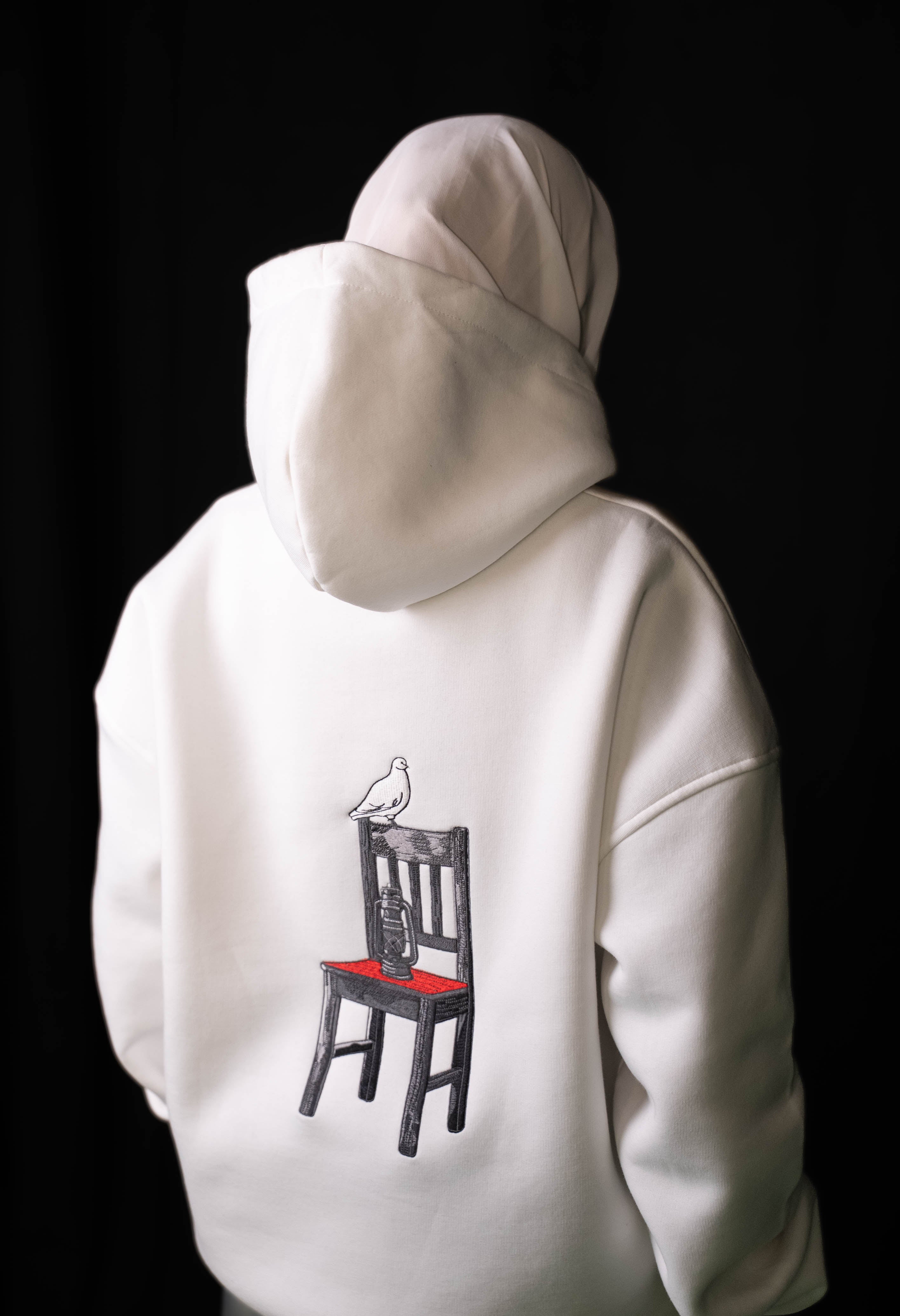 LOSS-فَقَدْ HOODIE "WHITE"(UNISEX) — view 6