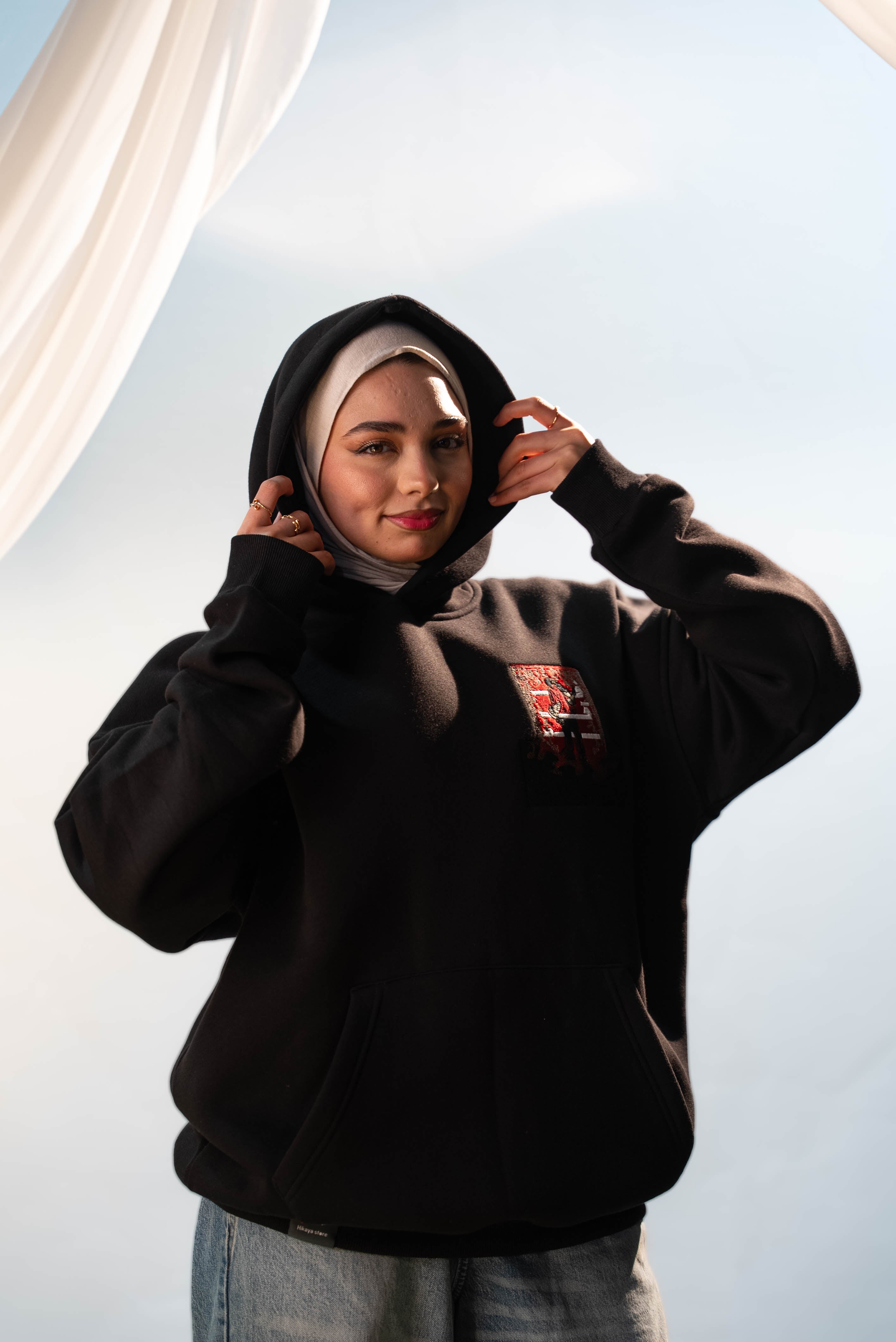 LOSS-فَقَدْ HOODIE "BLACK"(UNISEX) — view 5