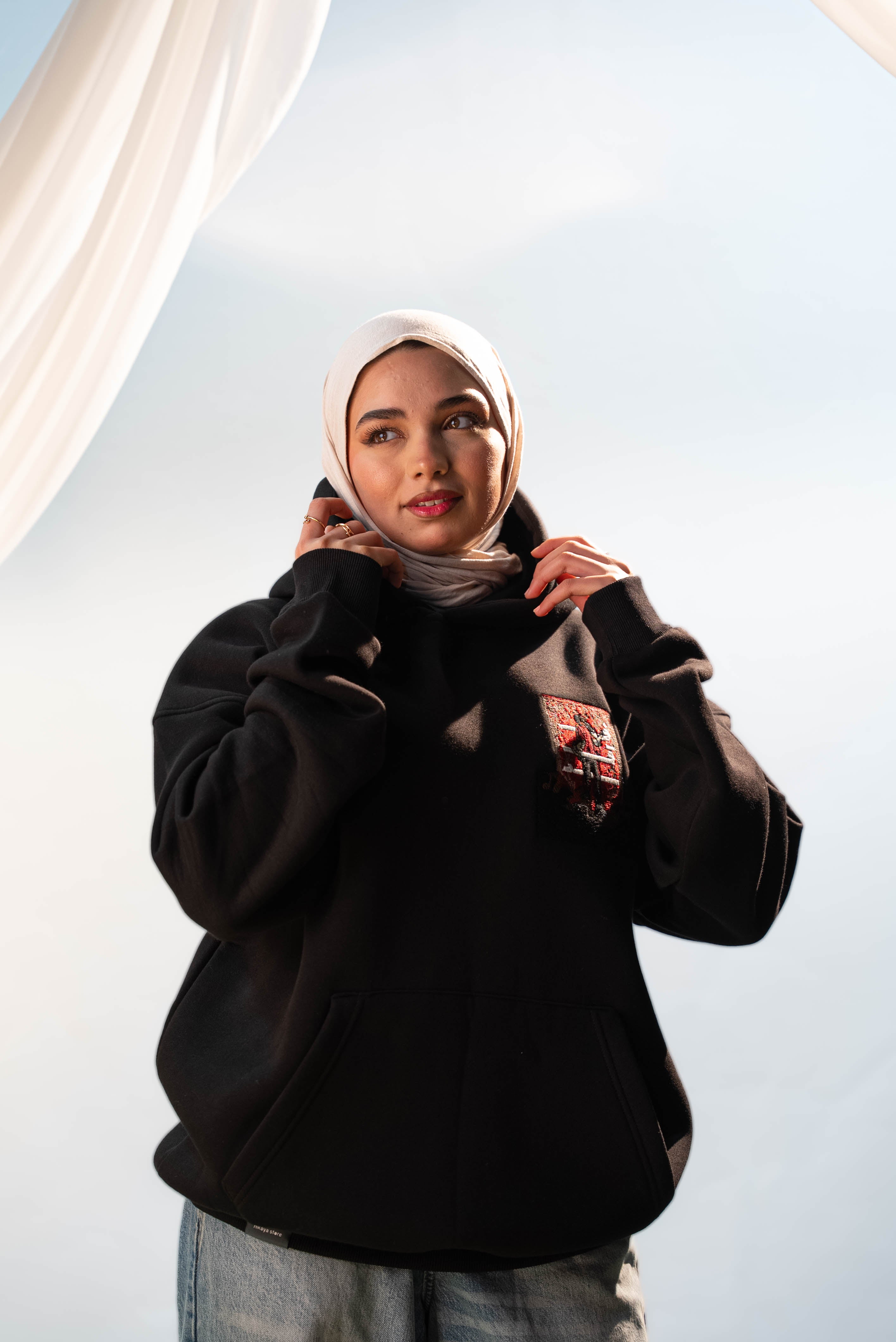 LOSS-فَقَدْ HOODIE "BLACK"(UNISEX) — view 7